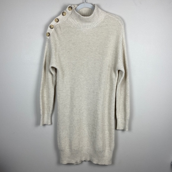 American Eagle Mock Neck Sweater Dress - Size Medium - Picture 2 of 8